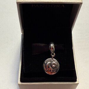 Pandora RETIRED Chinese Year of the Pig Zodiac Dangle Charm #790876